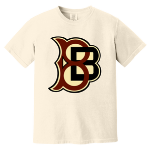 Boston Blues T-shirt Heavyweight Negro Leagues Baseball Team Fan Apparel Tee color Ivory