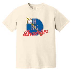 Brooklyn Royal Giants T-shirt Heavyweight Negro Leagues Baseball Team Fan Apparel Tee color Ivory