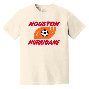 Houston Hurricane T-shirt Heavyweight | NASL Soccer Team Fan Apparel Tee color Ivory