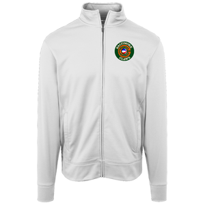 Baltimore Claws Full Zip Fleece Jacket ABA Basketball Team Fan Apparel color White
