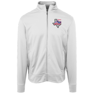 Dallas Chaparrals Full Zip Fleece Jacket ABA Basketball Team Fan Apparel color White