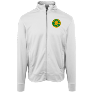 Oakland Oaks Full Zip Fleece Jacket ABA Basketball Team Fan Apparel color White