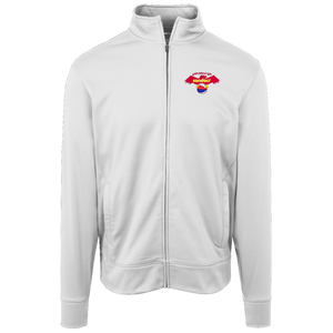 Pittsburgh Condors Full Zip Fleece Jacket ABA Basketball Team Fan Apparel color White