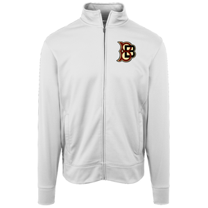 Boston Blues Full Zip Fleece Jacket Negro Leagues Baseball Fan Apparel color White