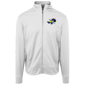 Los Angeles Dons Full Zip Fleece Jacket AAFC Football Team Fan Apparel color White