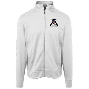 Dayton Triangles Full Zip Fleece Jacket NFL Football Team Fan Apparel color White