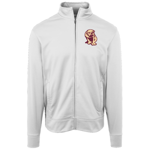 Canton Bulldogs Full Zip Fleece Jacket NFL Football Team Fan Apparel color White