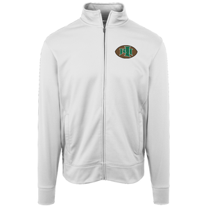 Rock Island Independents Full Zip Fleece Jacket NFL Football Team Fan Apparel color White
