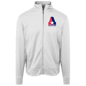Birmingham Americans Full Zip Fleece Jacket WFL Football Team Fan Apparel color White