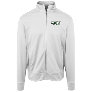 Chicago Winds Full Zip Fleece Jacket WFL Football Team Fan Apparel color White