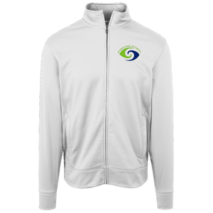 Portland Storm Full Zip Fleece Jacket WFL Football Team Fan Apparel color White