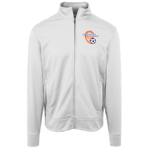 California Sunshine Full Zip Fleece Jacket ASL Soccer Team Fan Apparel color White