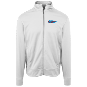 Baltimore Comets Full Zip Fleece Jacket NASL Soccer Team Fan Apparel color White