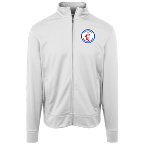Hartford Bicentennials Full Zip Fleece Jacket NASL Soccer Team Fan Apparel color White
