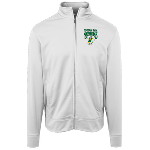Tampa Bay Rowdies Full Zip Fleece Jacket NASL Soccer Team Fan Apparel color White