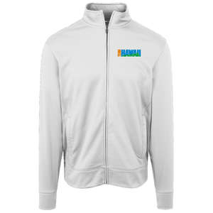 Team Hawaii Full Zip Fleece Jacket NASL Soccer Team Fan Apparel color White