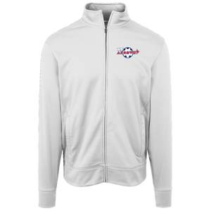 New York Arrows Full Zip Fleece Jacket MISL Soccer Team Fan Apparel color White