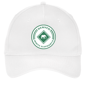 Denver White Elephants Twill Cap Negro Leagues Baseball Team color White