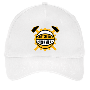 Pittsburgh Ironmen Twill Cap NBA Basketball Team color White