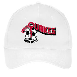 San Jose Earthquakes Twill Cap NASL Soccer Team color White