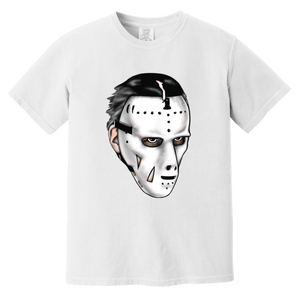 New York Rangers NHL Ed Giacomin Goalie Mask T-shirt color White