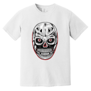 Vancouver Canucks NHL Gary Bromley Goalie Mask T-shirt Heavyweight color White