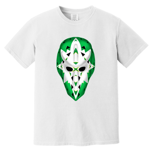 Minnesota North Stars NHL Gary Edwards Goalie Mask T-shirt color White