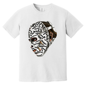 Boston Bruins Goalie NHL Gerry Cheevers Mask T-shirt color White