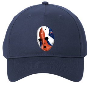Edmonton Oilers NHL Grant Fuhr Goalie Mask Twill Cap color Navy