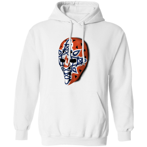 Edmonton Oilers NHL Gary Edwards Goalie Mask Hoodie Pullover color White