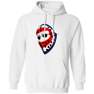 Montreal Canadiens NHL Ken Dryden Goalie Mask Hoodie Pullover color White
