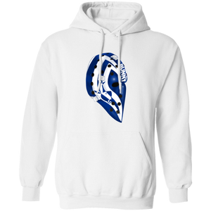 Toronto Maple Leafs NHL Michel Bunny Larocque Goalie Mask Hoodie Pullover color White