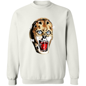 New York Rangers NHL Gilles Gratton Goalie Mask Sweatshirt Crewneck Pullover color White