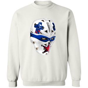 New York Rangers NHL John Davidson Goalie Mask Sweatshirt Crewneck Pullover color White