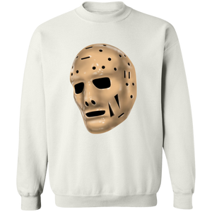Toronto Maple Leafs NHL Johnny Bower Goalie Mask Sweatshirt Crewneck Pullover color White