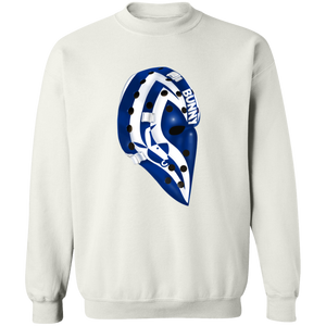 Toronto Maple Leafs NHL Michel Bunny Larocque Goalie Mask Sweatshirt Crewneck Pullover color White