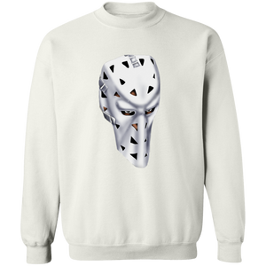 St. Louis Blues NHL Mike Liut Goalie Mask Sweatshirt Crewneck Pullover Classic color White