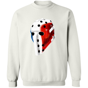 Montreal Canadiens NHL Richard Sevigny Goalie Mask Sweatshirt Crewneck Pullover color White
