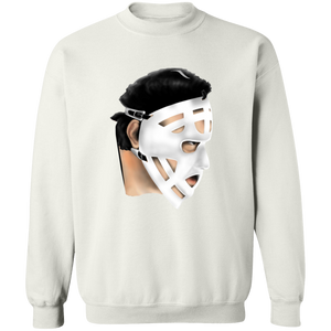 Chicago Blackhawks NHL Tony Esposito Goalie Mask Sweatshirt Crewneck Pullover color White