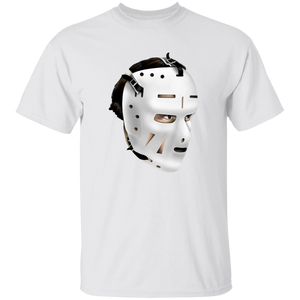 Boston Bruins NHL Ed Johnston Goalie Mask T-shirt color White