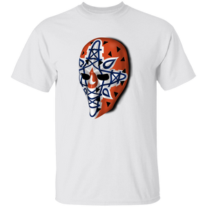 Edmonton Oilers NHL Gary Edwards Goalie Mask T-shirt color White