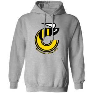 Cincinnati Stingers WHA Hockey Hoodie Pullover in Sport Grey