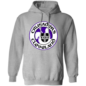 Cleveland Crusaders WHA Hockey Hoodie Pullover in Sport Grey