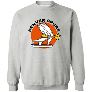Denver Spurs WHA Hockey Sweatshirt Crewneck Pullover in sport grey