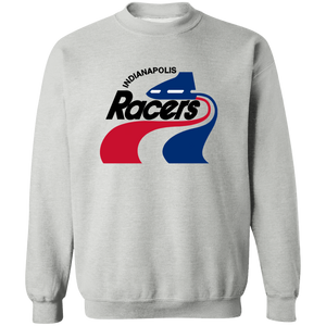 Indianapolis Racers WHA Hockey Sweatshirt Crewneck Pullover in sport grey