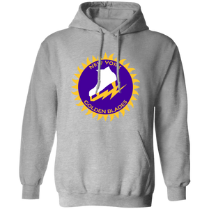 New York Golden Blades WHA Hockey Hoodie Pullover in Sport Grey