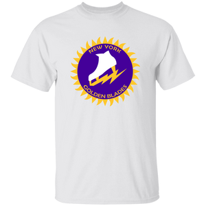 New York Golden Blades WHA Hockey Short Sleeve Tee Shirt in White