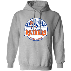 New York Raiders WHA Hockey Hoodie Pullover in Sport Grey