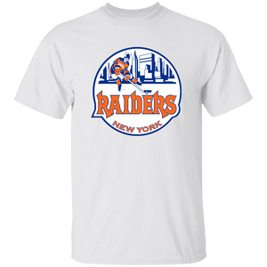 New York Raiders WHA Hockey Short Sleeve Tee Shirt in White