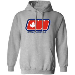 Ottawa Nationals WHA Hockey Hoodie Pullover in Sport Grey